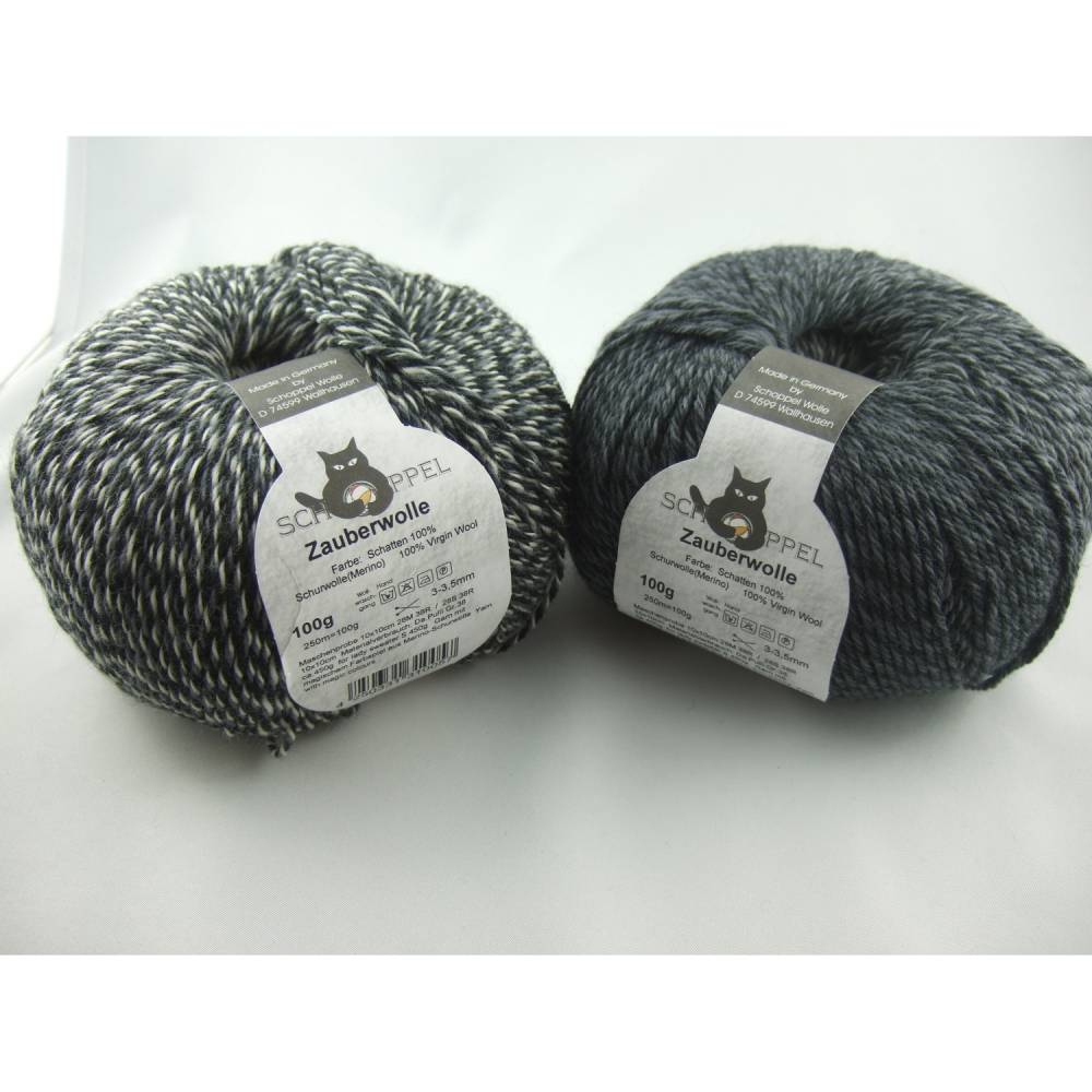 Schoppel Zauberwolle: schöne Verlalufswolle in 100% Schurwolle Merino in der Farbe Schatten Bild 1