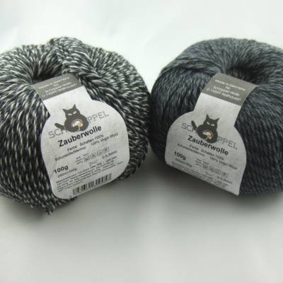 Schoppel Zauberwolle: schöne Verlalufswolle in 100% Schurwolle Merino in der Farbe Schatten