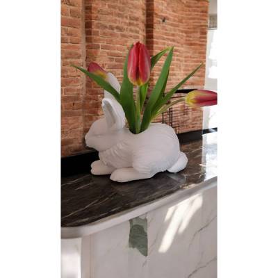 Osterhase Blumenvase – Umweltfreundliche Hasen-Vase aus PLA zum Selbstbemalen