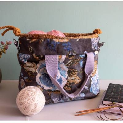 Handgemachte kleine Projekttasche BI&Si, home&travel