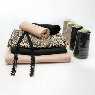 Overlockgarn BEIGE - 3000 yards - 2743 m - passend zum Stoffpaket "Leopard"