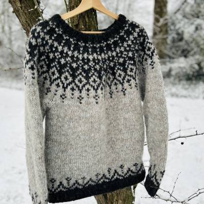 Pullover aus isländischer Schurwolle 