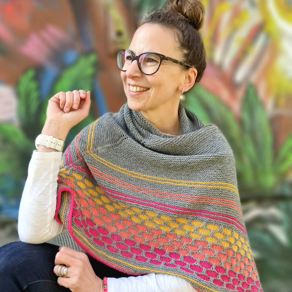 Strick-Anleitung Tuch KALARI (DE) Bild 2