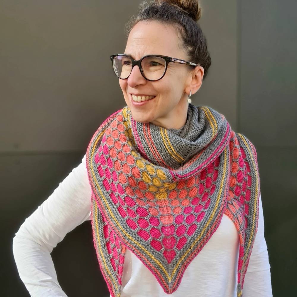 Strick-Anleitung Tuch KALARI (DE) Bild 3