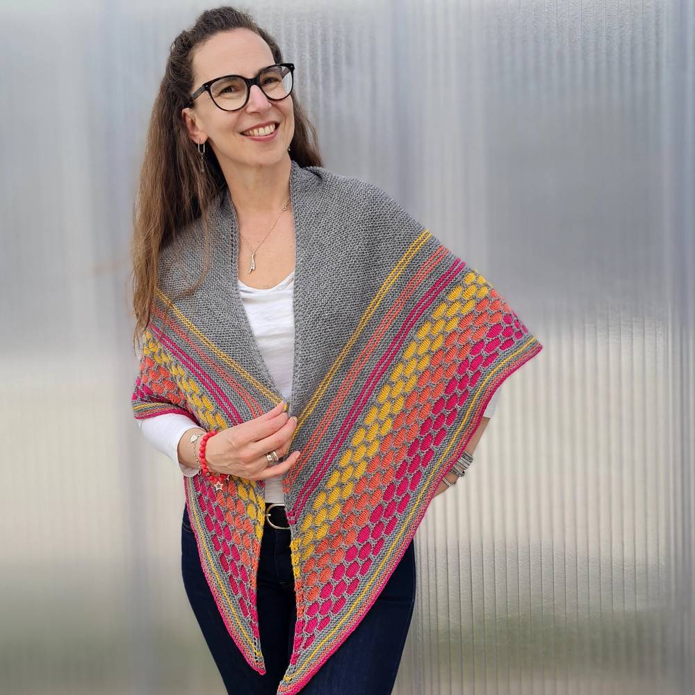 Strick-Anleitung Tuch KALARI (DE) Bild 4