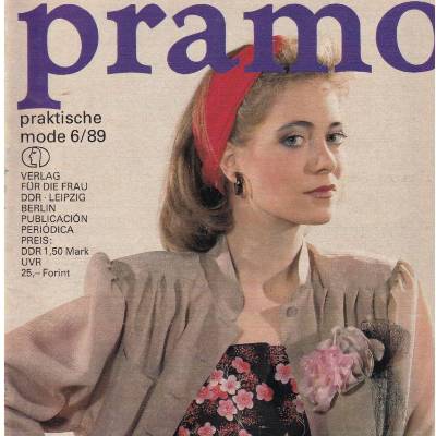 Zeitschrift Pramo 6/1989 DDR Vintage aus den 1980er Jahren