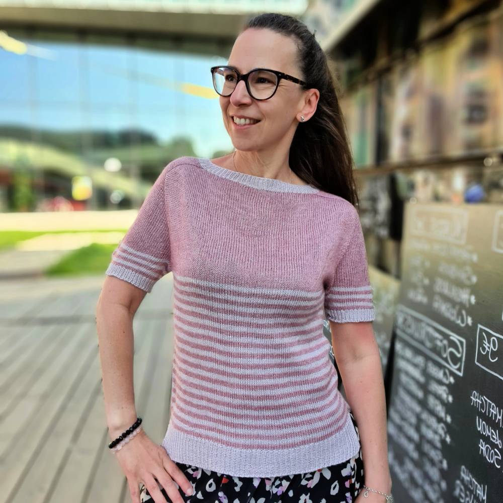 Strick-Anleitung Shirt KALARI (DE) Bild 1