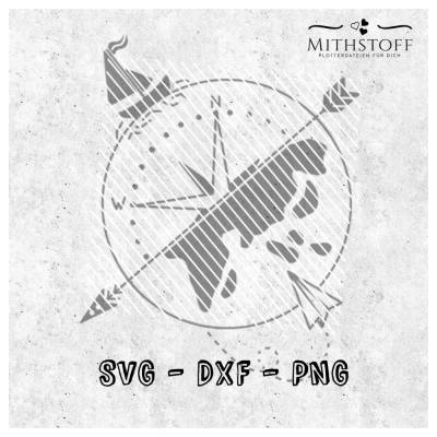 Elegante Plotterdatei Rund um die Welt - Mithstoff - PNG - DXF - SVG