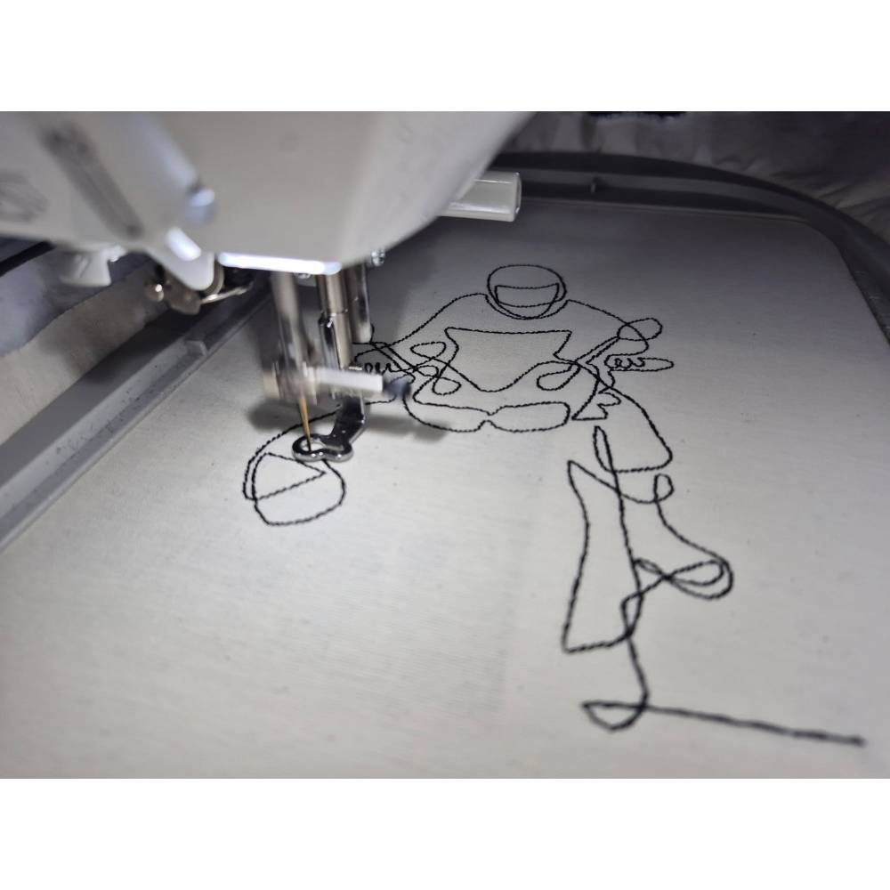 Motorradfaher oneline 12-14*18cm Bild 2