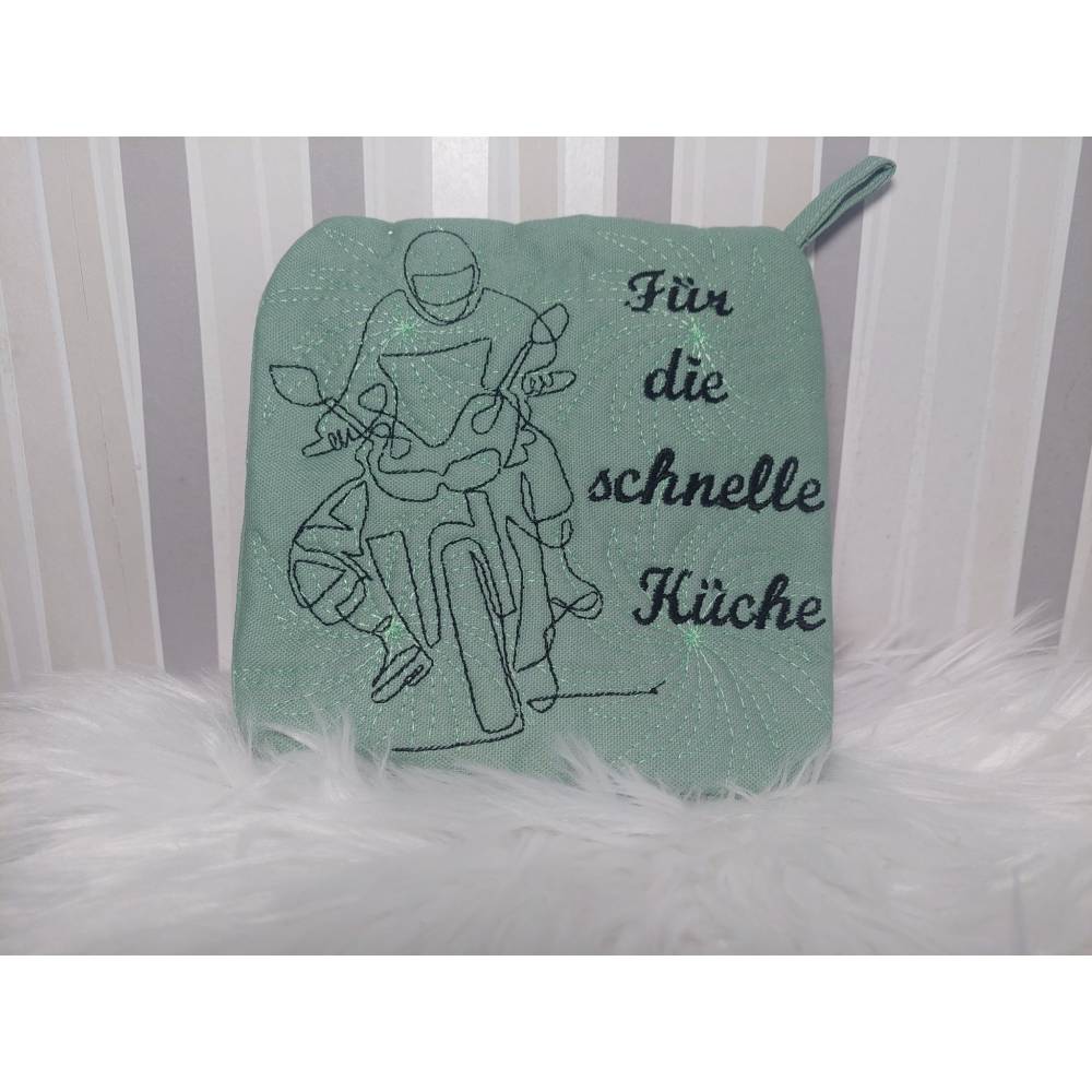 Motorradfaher oneline 12-14*18cm Bild 8