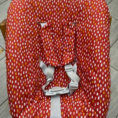 Wendebezug Ersatzbezug kompatibel mit dem Stokke Tripp Trapp Newborn - Konfetti rost