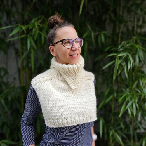 Strick-Anleitung Cowl ANINE (DE)