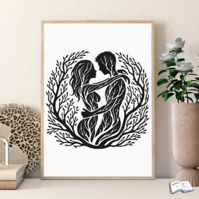 Plott forever – Magische Baum-Liebe als SVG & PNG für Plotten und Sublimation