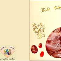 Osterkarte mit Encaustic-Malerei -2- als Download