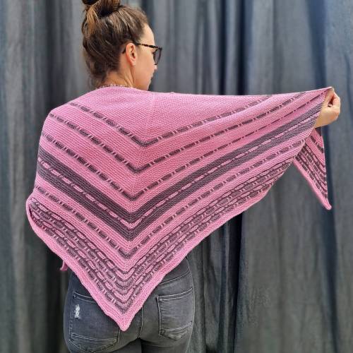 Strick-Anleitung Tuch ZIMTA (DE)