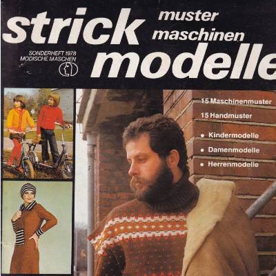 Zeitschrift Modische Maschen Sonderheft Strickmodelle 1978 DDR Vintage aus den 1970er Jahren