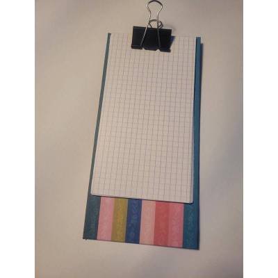  Dekoratives Mini - Klemmbrettchen " arcobaleno "