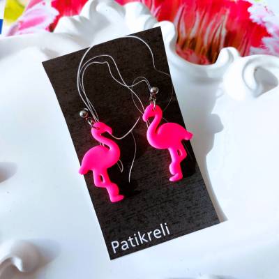 Ohrringe "Flamingos"