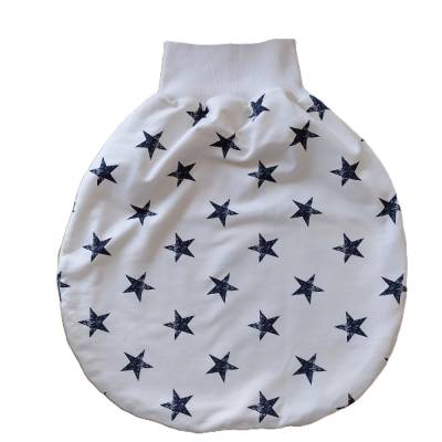 Strampelsack Sterne, gefüttert, 95% Baumwolle, 5% Elasthan