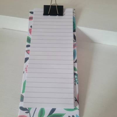  Dekoratives Mini - Klemmbrettchen " tulipani "