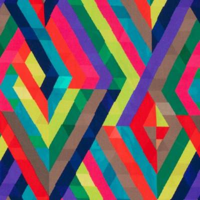 Viskose  Digital Print Abstrakt Rot Oeko-Tex Standard 100(1m/12-€)