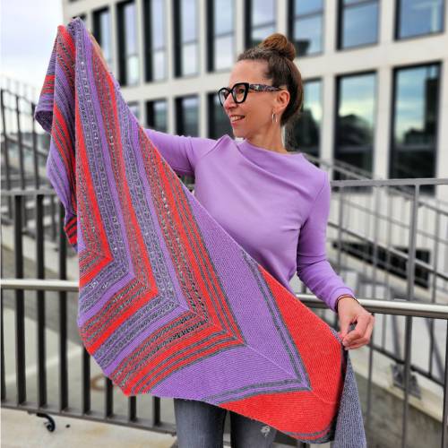 Strick-Anleitung Tuch MALIO (DE)