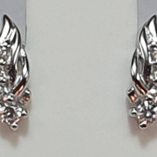 Edle Zirkonia Ohrstecker 925 Silber Cubic Zircon American Diamant Top Edel