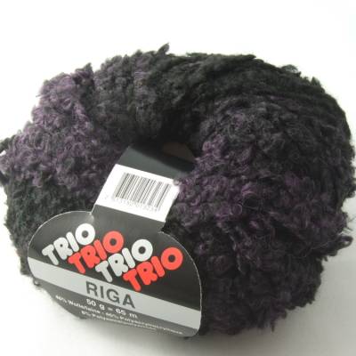 Trio Riga: kuschelige Bouclewolle zum Stricken oder Basteln
