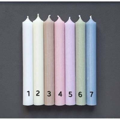 Lange Stabkerzen 180x22 mm ~ Kerzenfarm Hahn ~ verschiedene Farben ~ bunte Kerzen ~ Kerze