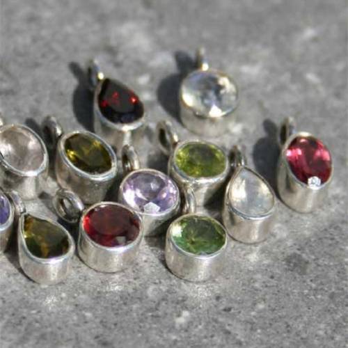 0,27 Cara Rosenquarz 5 mm Anhänger zum Bastel Armband Ohrsthänger Anhänger