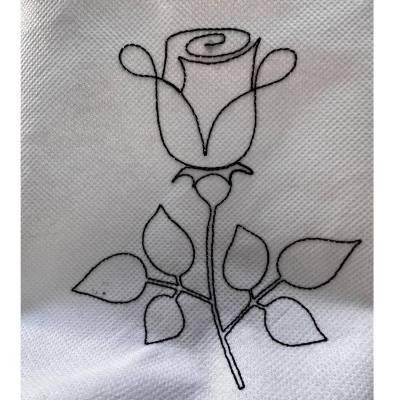 Stickdatei Set Rose 10x10 Anhänger plus 13x18 