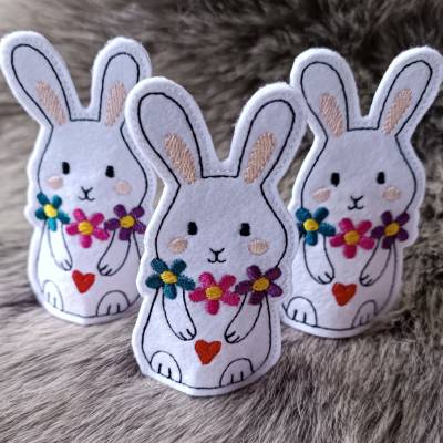 Hase - Osterdeko mit kleinem Versteck / Set mit 6 Stück