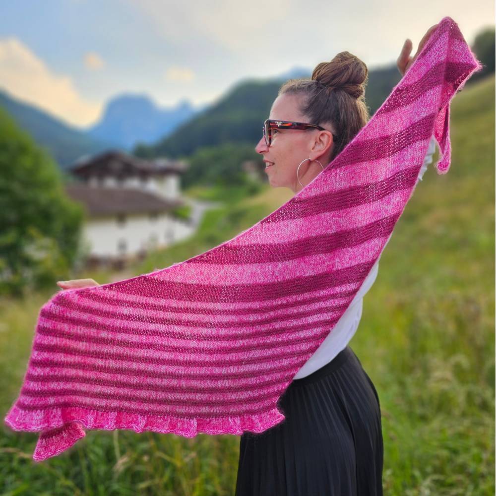 Strick-Anleitung Tuch KAHA (DE) Bild 4