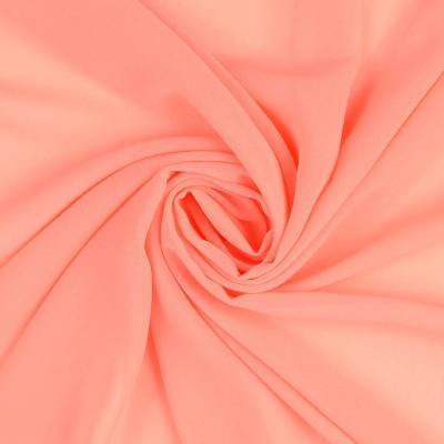 Chiffon leichter Frühlings-/Sommerstoff apricot  (1m/12,-€)