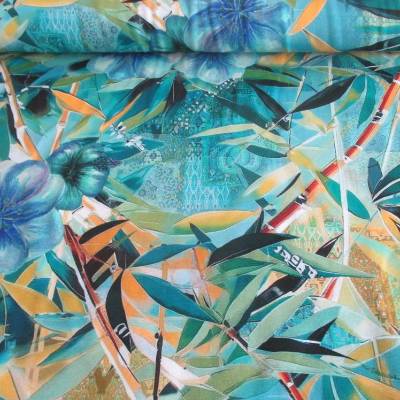 Stenzo Baumwoll – Jersey "Through The Bamboo Bushes" Oeko-Tex® Standard 100 (1m/15,00€)