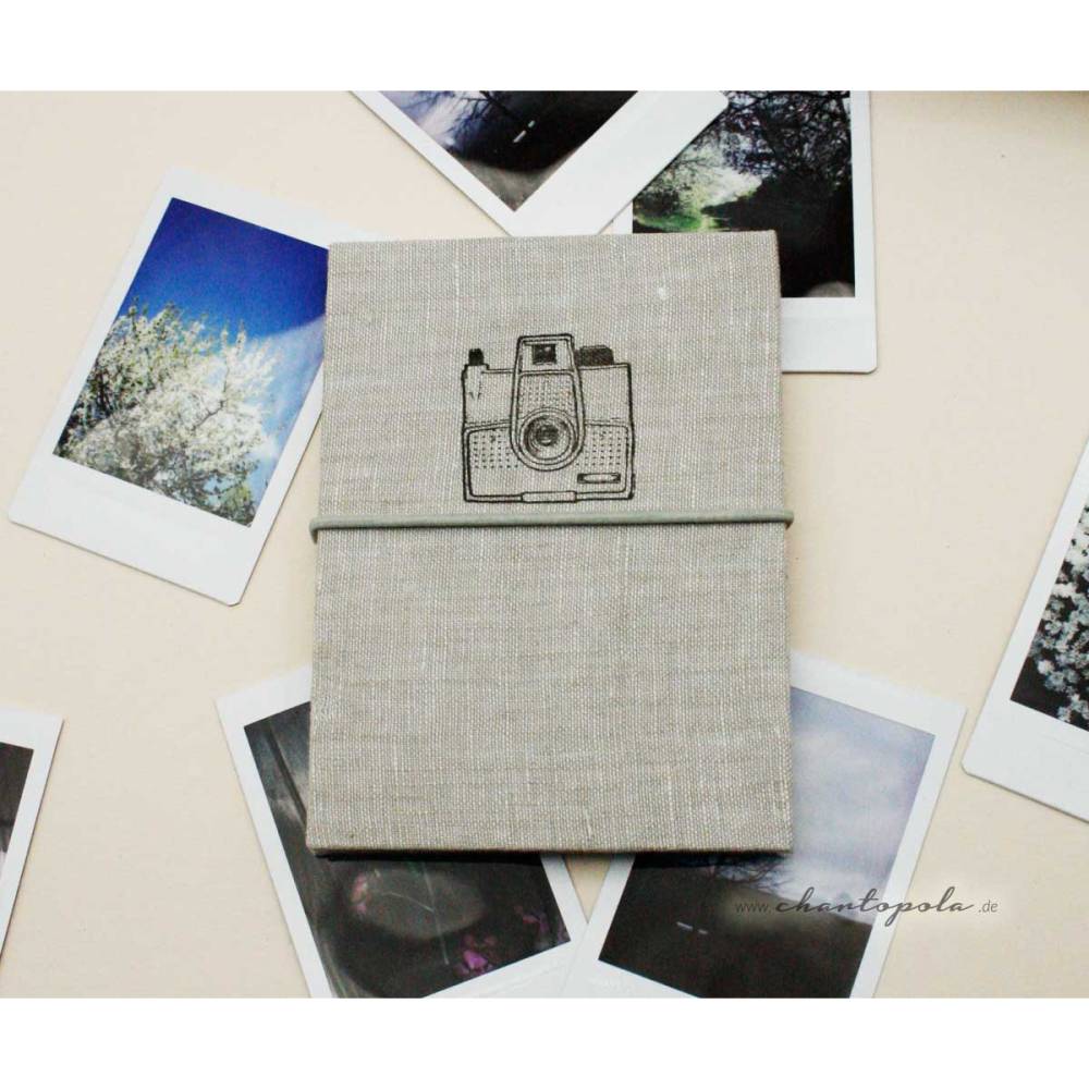 Mini-Leporello "Linum": Handgefertigtes Fotoalbum für deine schönsten Erinnerungen – 14 Bilder, edel und individuell Bild 1