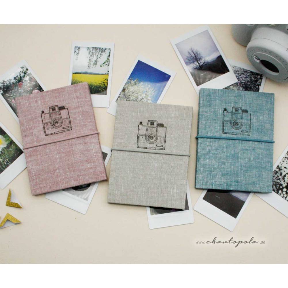 Mini-Leporello "Linum": Handgefertigtes Fotoalbum für deine schönsten Erinnerungen – 14 Bilder, edel und individuell Bild 3