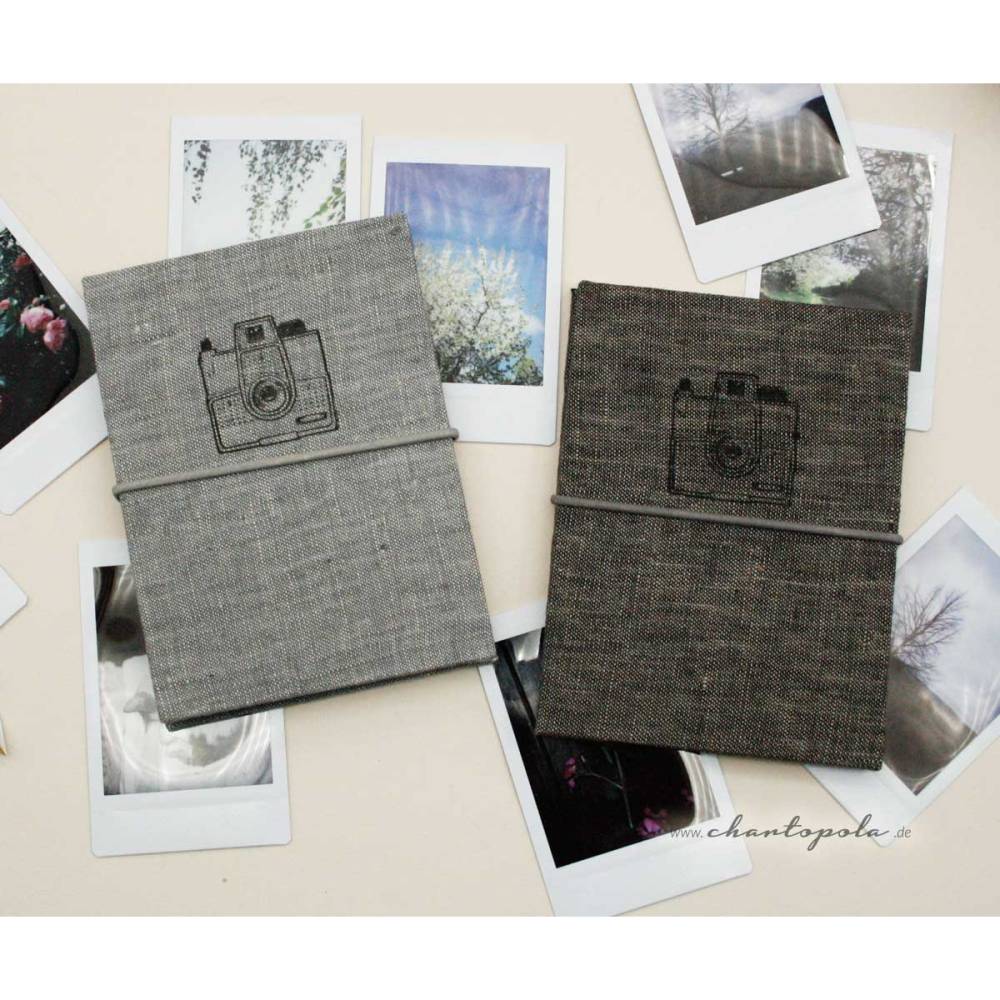 Mini-Leporello "Linum": Handgefertigtes Fotoalbum für deine schönsten Erinnerungen – 14 Bilder, edel und individuell Bild 4