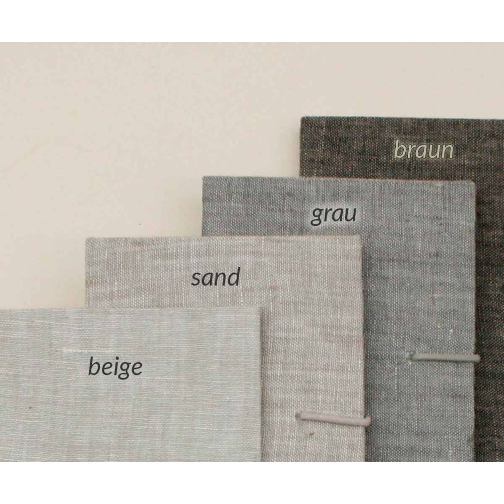 Mini-Leporello "Linum": Handgefertigtes Fotoalbum für deine schönsten Erinnerungen – 14 Bilder, edel und individuell Bild 8