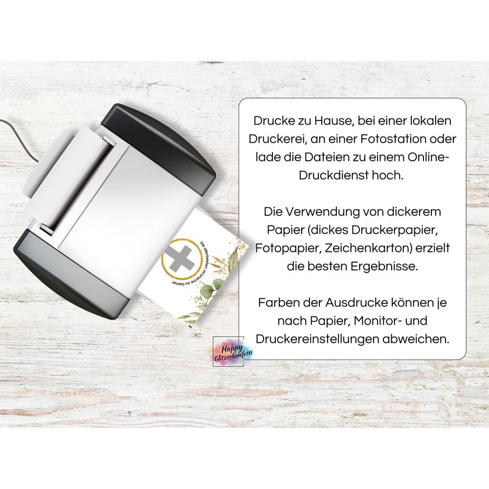 Geldgeschenk zur Konfirmation, Last-Minute Idee Geld kreativ verschenken, A4 Digitaler PDF Download zum Ausdrucken Bild 3
