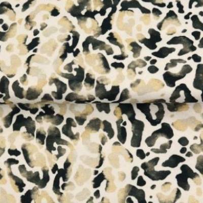 Stenzo Baumwoll – Jersey  Leopard  Oeko-Tex Standard 100 (1m/15,00€)