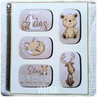Babygeschenk | Geschenk zur Geburt personalisiert | Geburtsanzeige Geburtstafel |4019