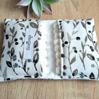 Tampontasche geblümt, Aufbewahrung für Tampons schlicht, Tampontäschchen mit  Blumen