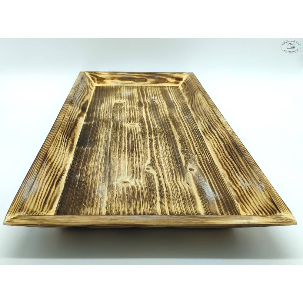 Deko-Tablett aus Holz / Holztablett / Tischtablett