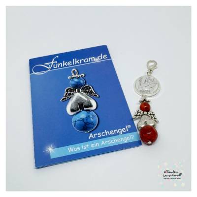 Arschengel® "Lieb dich!"  Charm -Koralle-