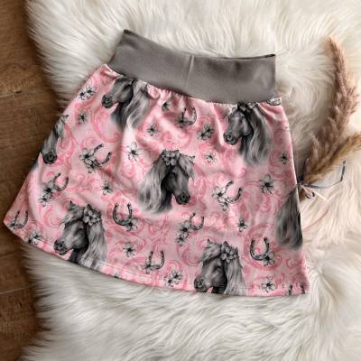 Rock Gr. 122 - Pferd - rosa