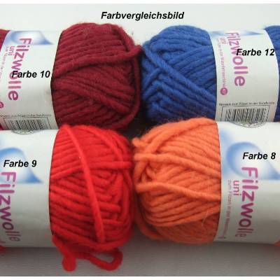 Gründl Filzwolle uni zum Filzen in der Waschmaschine