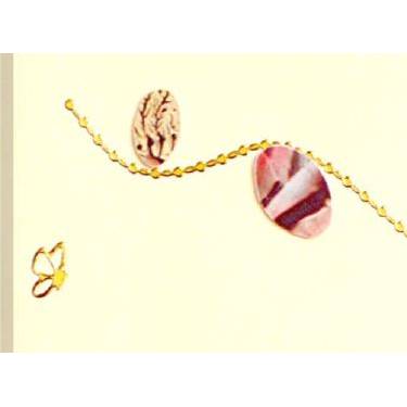 Hübsche Osterkarte mit Encaustic-Malerei -8- als Download Bild 3