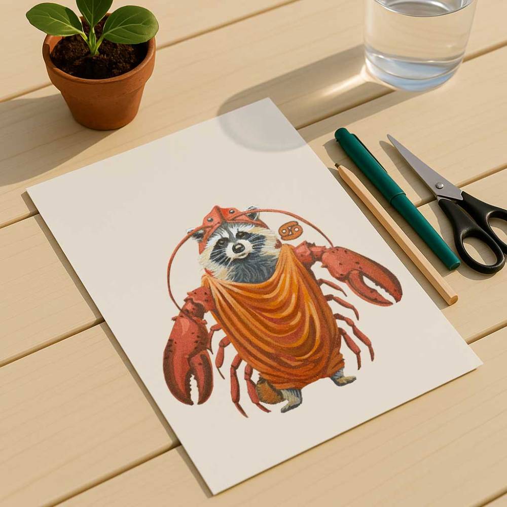 Clipart, Sternzeichen Krebs, sofortiger Download Bild 1
