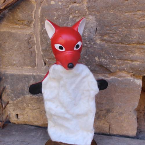 Handpuppe Herr Fuchs Vintage 70er 80er Jahre  DDR